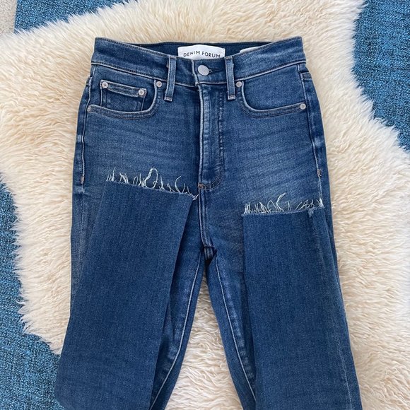Denim Forum Lola high rise crop - Picture 1 of 3